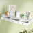 Floating Shelf - MDF - White - 3 Drawers with High Gloss Finish