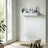 Floating Shelf - MDF - White - 3 Drawers with High Gloss Finish