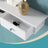 Floating Shelf - MDF - White - 3 Drawers with High Gloss Finish