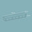 Floating Shelf - MDF - White - 3 Drawers with High Gloss Finish