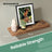 Floating Shelf - MDF - Rustic Brown - Wall Mounted Storage for Photos and Decorations