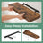 Floating Shelf - MDF - Rustic Brown - Wall Mounted Storage for Photos and Decorations