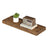 Floating Shelf - MDF - Rustic Brown - Wall Mounted Storage for Photos and Decorations