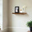 Wall Shelf - MDF - White - 80 cm Floating Design for Living Room and Bedroom Decor