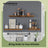 Wall Shelf - MDF - White - 80 cm Floating Design for Living Room and Bedroom Decor