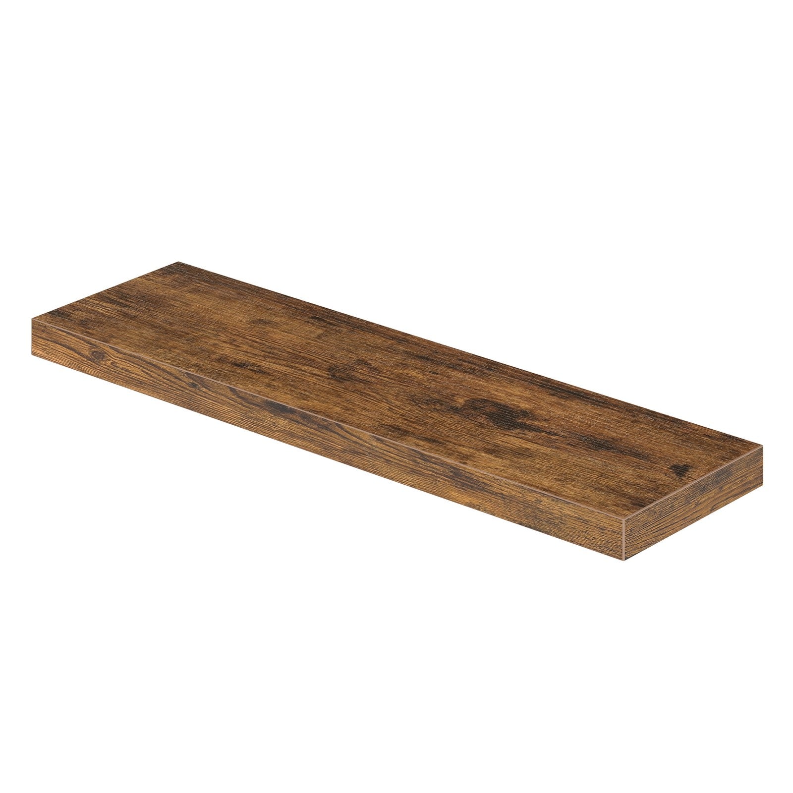 Wall Shelf - MDF - White - 80 cm Floating Design for Living Room and Bedroom Decor