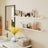 Floating Shelf - MDF - White - Wall Mounted for Photo Frames and Books