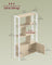 Bookshelf 4 Shelves Stable Steel Structure - Wood and Steel