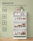 Shoe Cabinet 3 Flip Doors - Particleboard - Cloud White