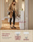 3-Tier Shoe Cabinet - Particleboard - Cloud White - with 2 Flip Doors