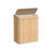 Laundry Hamper - Bamboo - Natural Grey - 100L with Lid and Handles