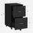Locking File Cabinet - Metal - Black - 2 Drawers for Home Office
