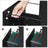 Locking File Cabinet - Metal - Black - 2 Drawers for Home Office