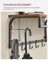 Wall Mounted Coat Rack - Metal - Vintage