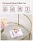 Round Coffee Table - Tempered Glass - Gold - Robust Steel Frame