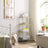4-Tier Storage Shelf - Tempered Glass - Gold - Sturdy and Easy to Assemble