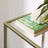 4-Tier Storage Shelf - Tempered Glass - Gold - Sturdy and Easy to Assemble