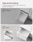 Wooden Cabinet - White - 4 Drawers and 1 Wardrobe Compartment