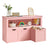 Toy Storage Unit Candy Pink - MDF and Particleboard - Jelly Pink