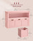 Toy Storage Unit Candy Pink - MDF and Particleboard - Jelly Pink