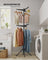 Clothes Airer Stand Dryer High - Stainless Steel and Plastic - Black