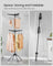 Clothes Airer Stand Dryer High - Stainless Steel and Plastic - Black