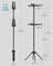 Clothes Airer Stand Dryer High - Stainless Steel and Plastic - Black