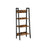 4-Tier Ladder Shelf - Metal - Rustic Brown and Black - Freestanding Storage Solution