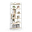 6-Tier Bookshelf - Wood and Steel - Natural Beige