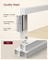 6-Tier Bookshelf - Wood and Steel - Natural Beige