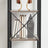 6-Tier Bookshelf - Wood - Rustic Brown and Black - Industrial Open Storage Design
