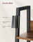 5-Tier Ladder Shelf - Metal - Rustic Brown
