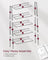 5-Tier Ladder Shelf - Metal - Ebony Black - Freestanding Design for Home and Office