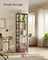 6-Tier Bookcase - Particleboard and Steel - Rustic Brown and Ink Black