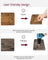 Industrial Floating Corner Shelves - Wood - Rustic Brown and Black - Space-Saving L-Shaped Design