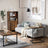 Side Table - Wood - Rustic Brown and Black - Simple Structure