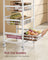 5-Tier Storage Trolley - Wood and Steel - Golden Oak