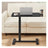 Overbed table - Steel and Wood - Ink Black