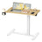 Overbed table - Steel and Wood - Golden Oak