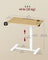 Overbed table - Steel and Wood - Golden Oak