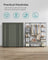 Portable Fabric Wardrobe - Fabric and Metal Tube - Sage Green