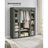 Portable Fabric Wardrobe - Fabric and Metal Tube - Sage Green