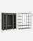 Portable Fabric Wardrobe - Fabric and Metal Tube - Sage Green