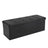 Cube Ottoman - Fabric - Ink Black - Foldable with Storage and 300kg Capacity