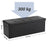 Cube Ottoman - Fabric - Ink Black - Foldable with Storage and 300kg Capacity