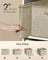Set of 2 Shoe Organisers - Fabric and Cardboard - Cappuccino Beige