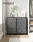 Chest of Drawers - Wood Top and Steel - Grey
