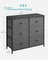 Chest of Drawers - Wood Top and Steel - Grey