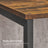 TV Stand - Wood - Rustic Brown and Black - Open Shelves for Up to 60 Inches
