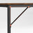 Small Office Desk - Metal - Rustic Brown